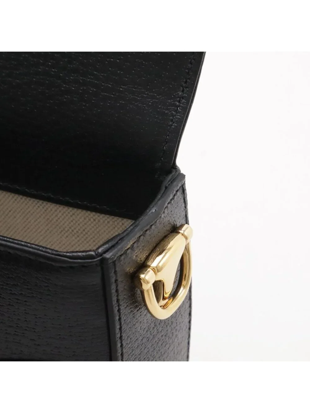 Gucci Adidas Collaboration Horsebit Mini Shoulder Bag 2-Way Clutch Leather